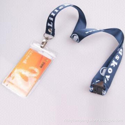 Promotional lanyard, sizes, logos, accessories and material can be customized
